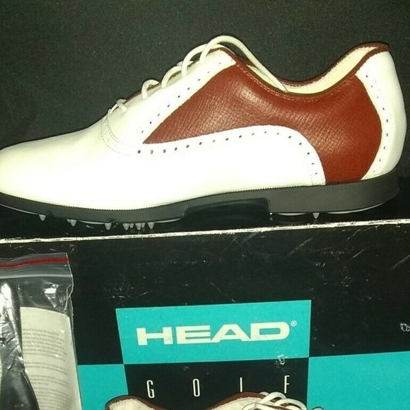 Head Shoes - Women's Golf Shoe Size Nine Medium head brand brown  white ties loafer lace ...